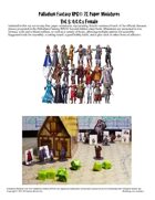 Palladium Fantasy RPG® Paper Miniatures #5: O.C.C.s Female