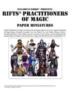 Rifts® Paper Miniatures: Practitioners of Magic