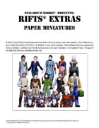 Rifts® Paper Miniatures: Extras