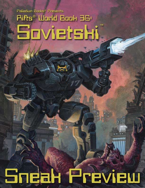 Rifts® Sovietski Sneak Preview Palladium Books Rifts DriveThruRPG