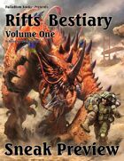 Rifts® Bestiary Volume 1 Sneak Preview