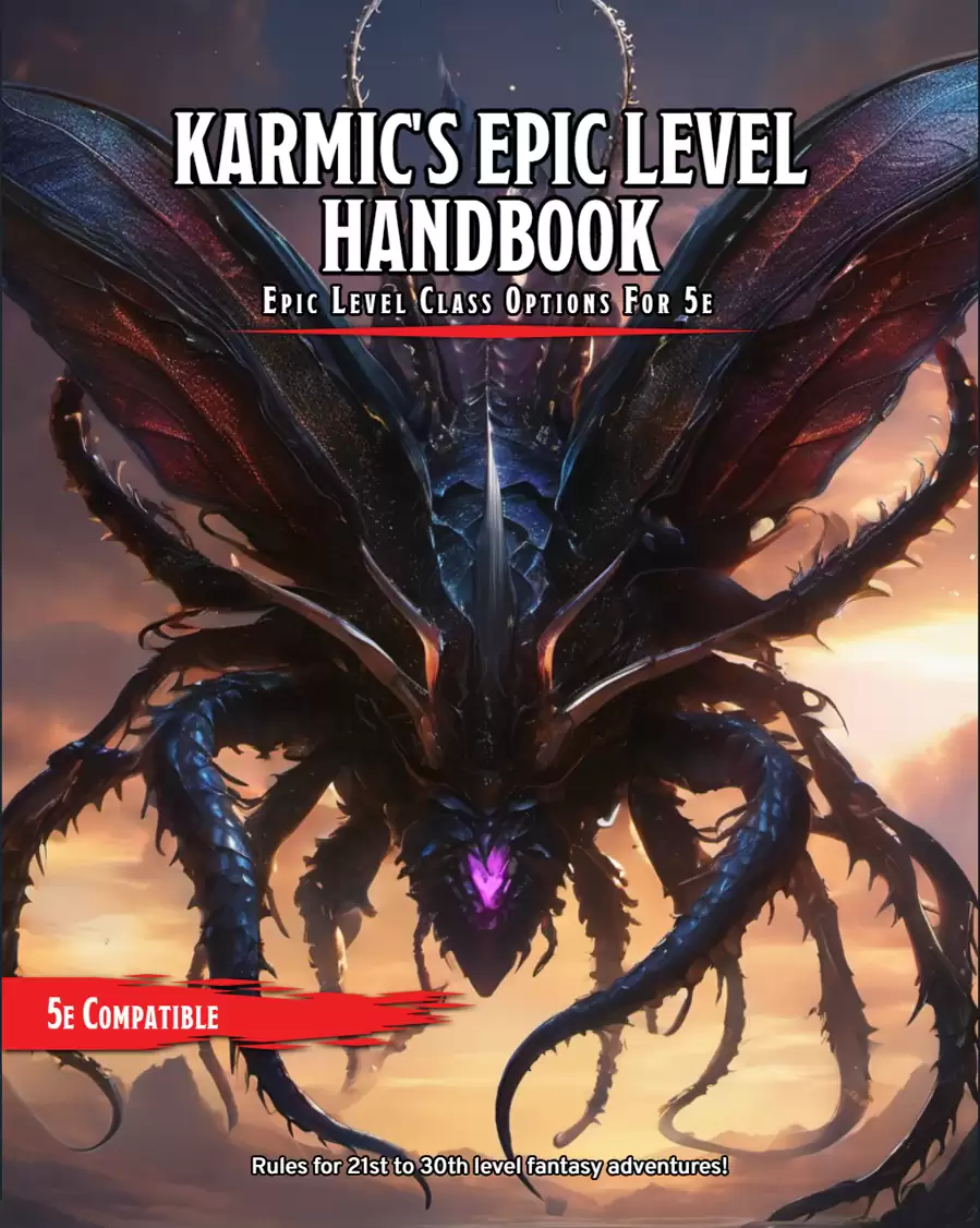 Karmic's Epic Level Handbook - Karmic Studios | DriveThruRPG