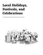 Local Holidays,  Festivals, and  Celebrations