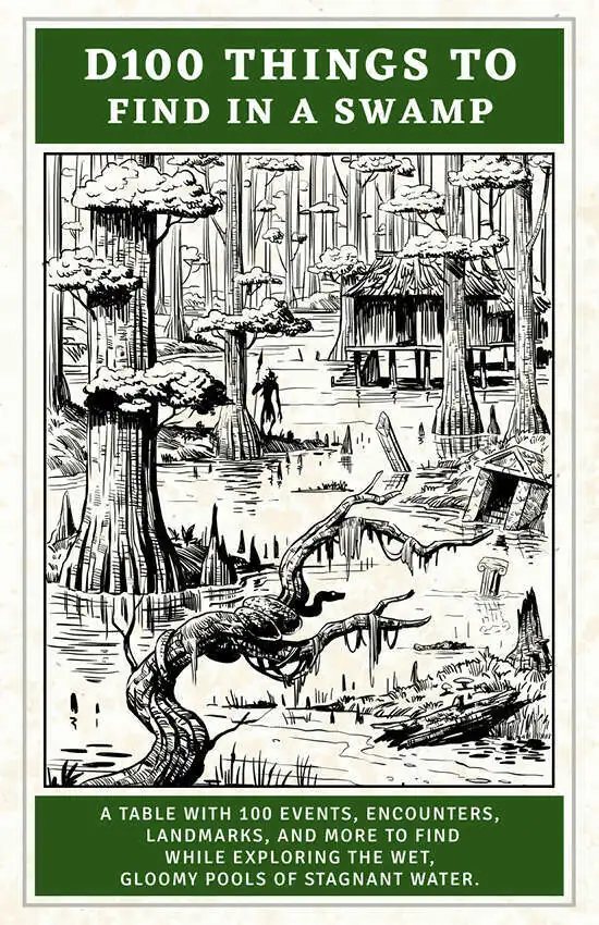 D100 Things To Find in a Swamp