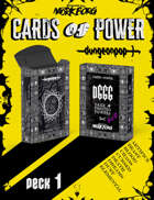 Cards of Power: d666 Dark & Twisted Power Cards for MÖRK BORG Deck 1 (of 2)