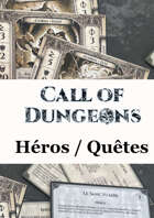Call of Dungeons: Deck Héros & Quêtes (Français)
