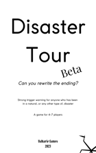Disaster Tour - Beta