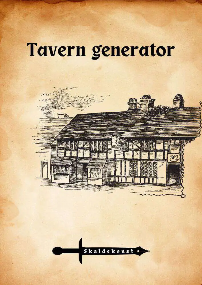 Tavern generator