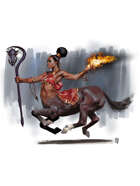 centaur sorceress stock art