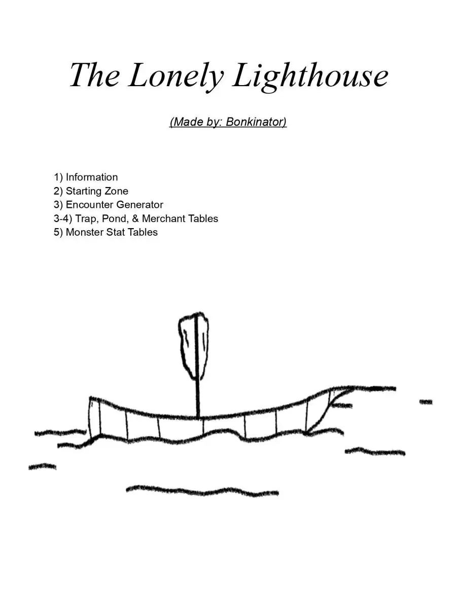 The Lonely Lighthouse