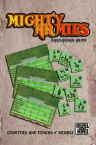 Mighty Armies Barbarian Army (Counters & Cards)