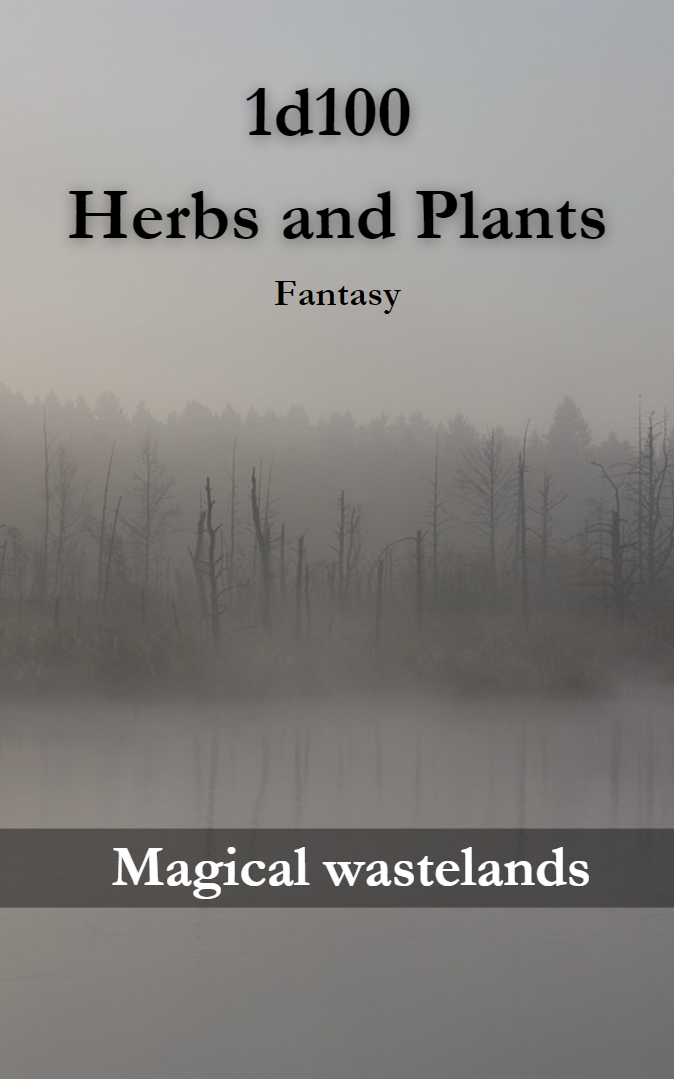 1d100 Herbs and Plants - Magical wastelands