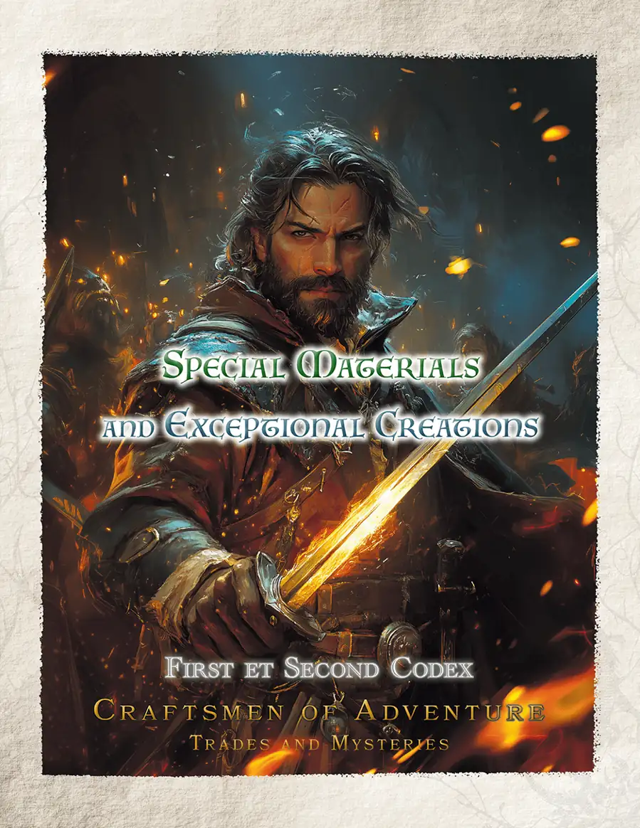 Special Materials and Exceptional Creations 5e+ - Master Frank ...