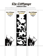 Print-It-Yourself Bookmarks for use with The Cliffhanger (Gold Edition) For Shadowdark RPG