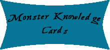 Monster Knowledge Cards