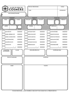 Le jeu de rôle du Cosmère - Fiche personnage