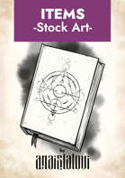 Magic book stock art