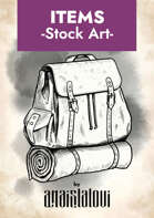 Backpack stock art