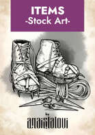 Climber's kit stock art