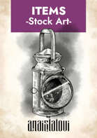 Bullseye lantern stock art