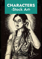 Thief stock art black and white engraving
