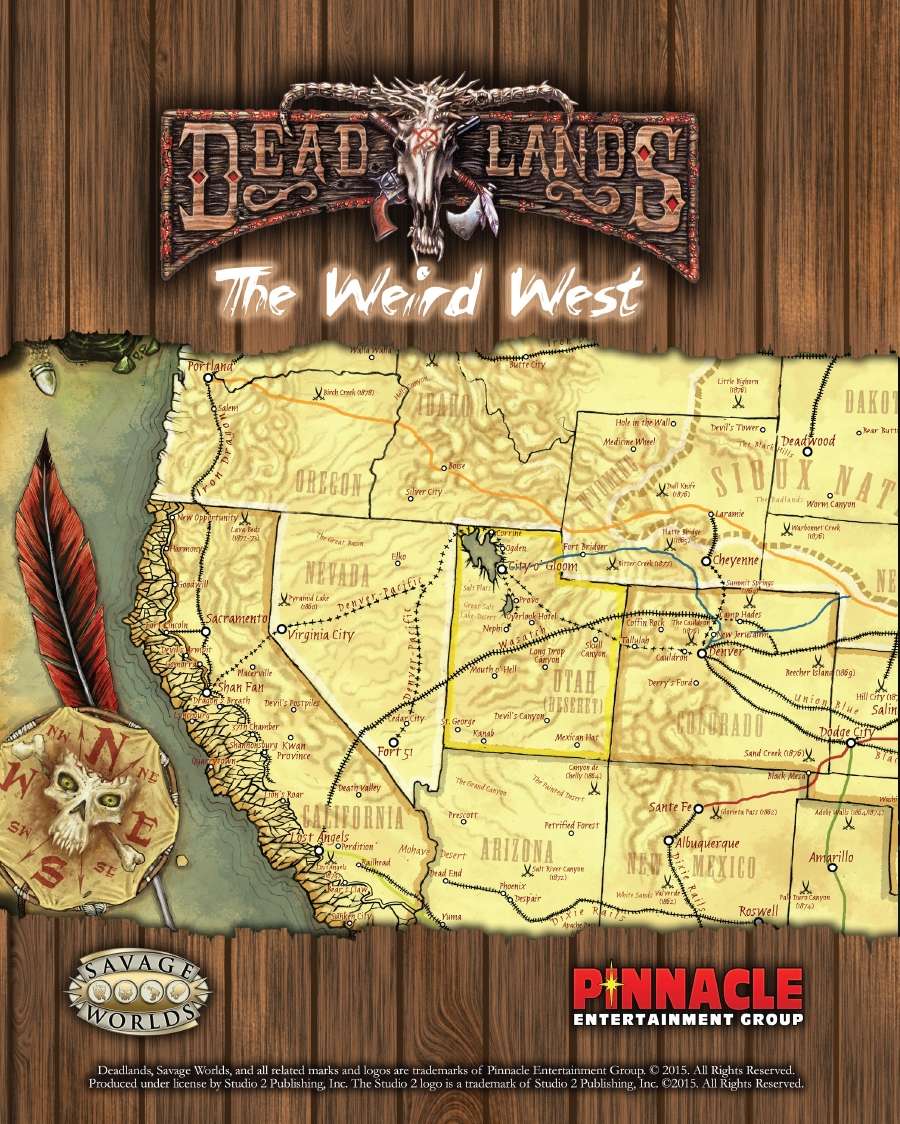 Карты wild west. Джаспер Стоун Deadlands. Карта дикого Запада. Карта города дикого Запада. Savage Worlds Deadlands карта.