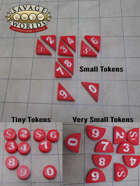 Diminutive Extra (Numbers) Tokens (Small, Very Small, and Tiny)
