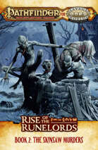 Pathfinder® for Savage Worlds: Rise of the Runelords! Book 2 - The Skinsaw Murders