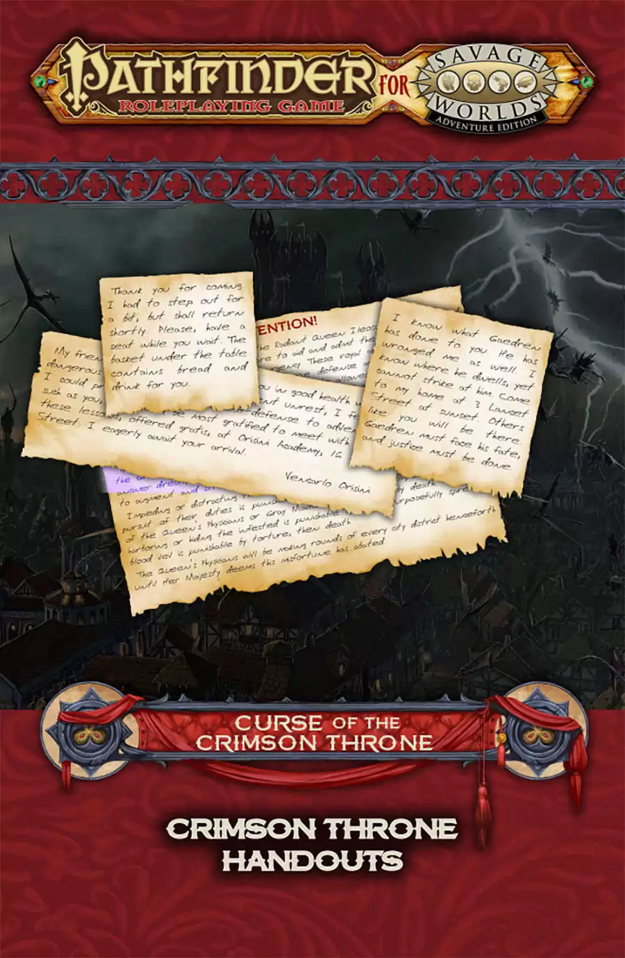Pathfinder® for Savage Worlds: Curse of the Crimson Throne