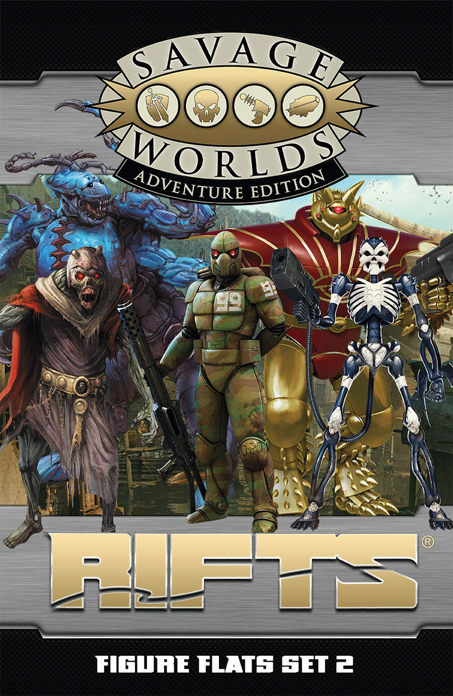 Rifts® for Savage Worlds Figure Flats – Set 2 - Pinnacle