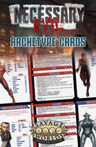 Necessary Evil: Archetype Cards
