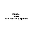 Conan and The Tower of Set
