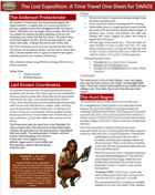 The Lost Expedition: A Time Travel One Sheet for SWADE
