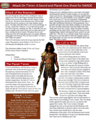 Attack on T'eron: A Sword & Planet Sci-Fi One Sheet for SWADE