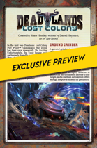 Deadlands: Lost Colony - Mad World Ground Grinder Preview