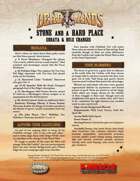 Deadlands Reloaded: Stone and a Hard Place Updates