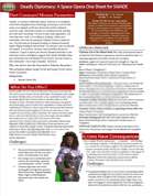 Deadly Diplomacy: A Space Opera Sci-Fi One Sheet for SWADE
