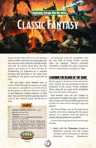 Beginning Savage Worlds with Classic Fantasy