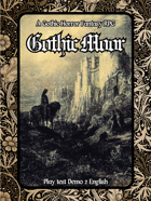 Gothic Moor - Playtest Demo 2 English