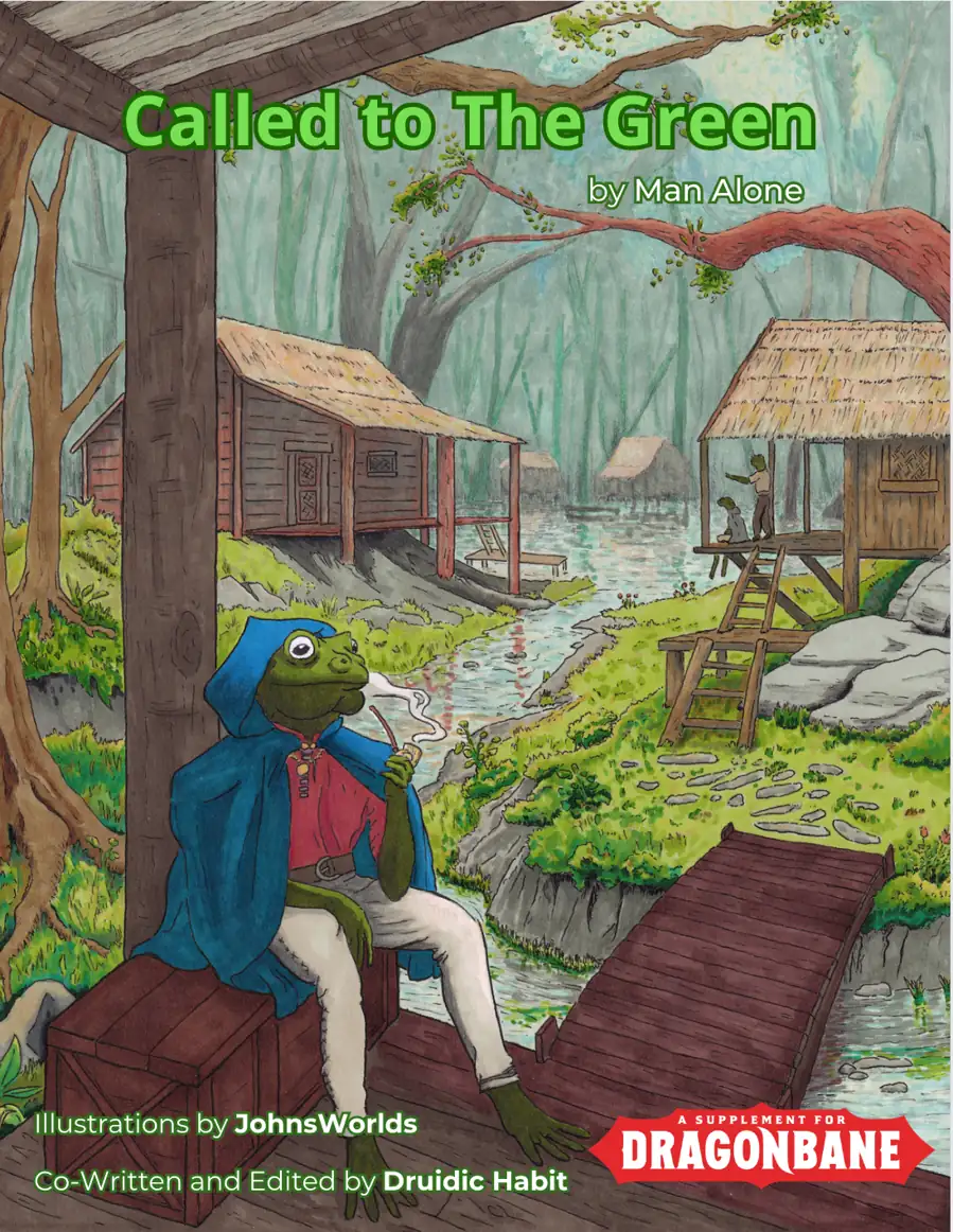 Called to the Green: A Dragonbane Solo Adventure - Man Alone | DriveThruRPG