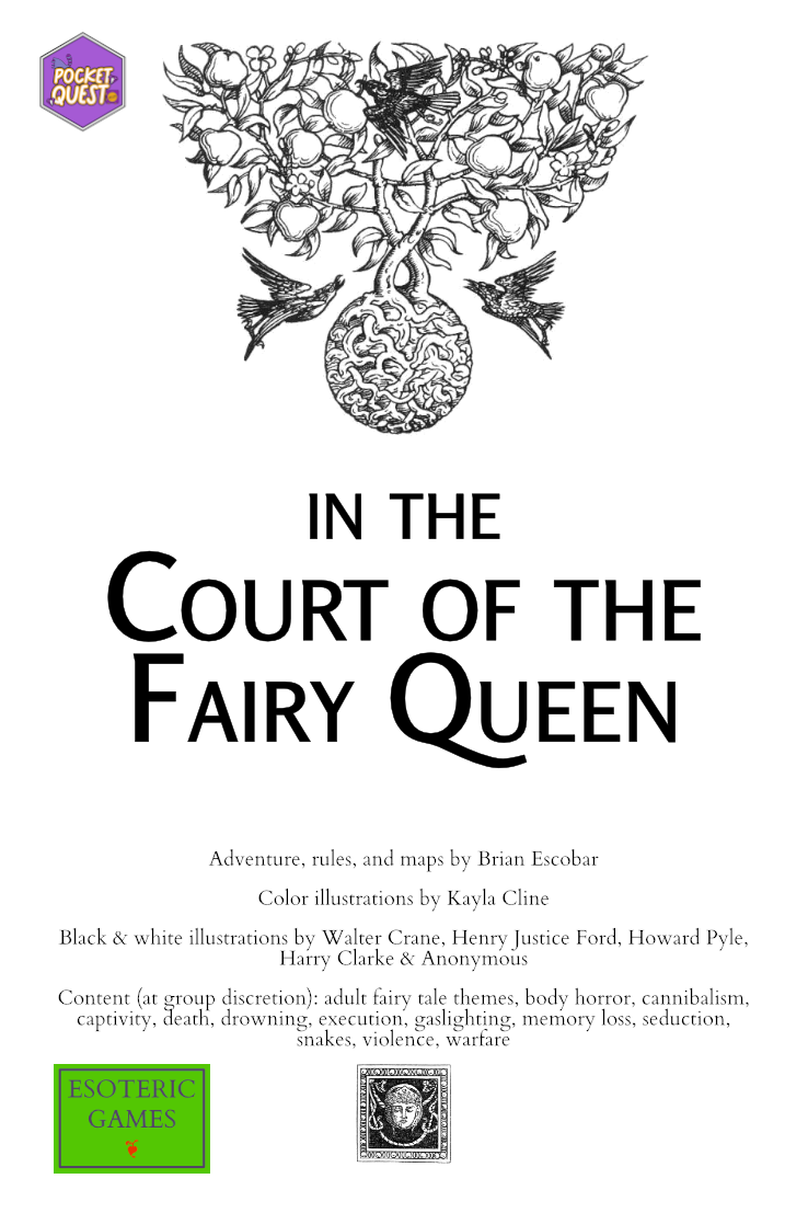 In the Court of the Fairy Queen - Esoteric Games | DriveThruRPG