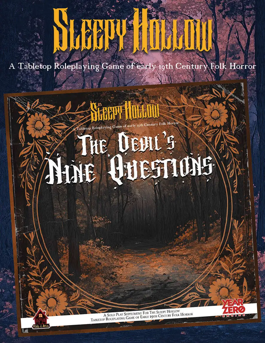 Sleepy Hollow: The Devil's Nine Questions - Solo Play Supplement