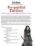 Sleepy Hollow Pre-Generated Characters (PDF)