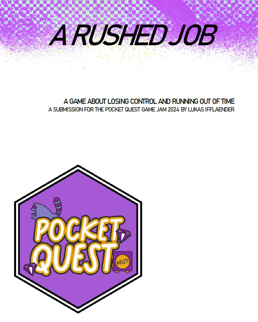 A Rushed Job - Iffy Games | DriveThruRPG