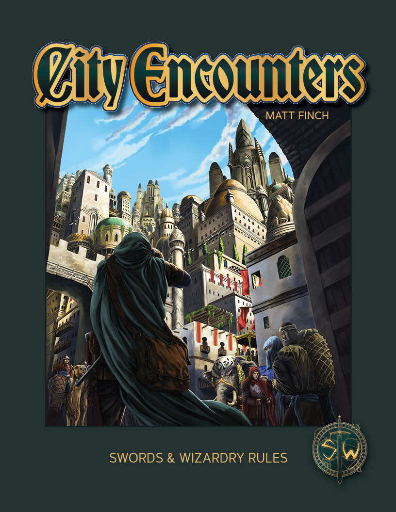 Tenkars Tavern New Release City Encounters For Swords And Wizardry