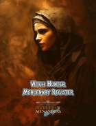 Witch Hunter Mercenary Register