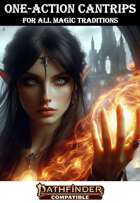 One-Action Cantrips (PFRPG)