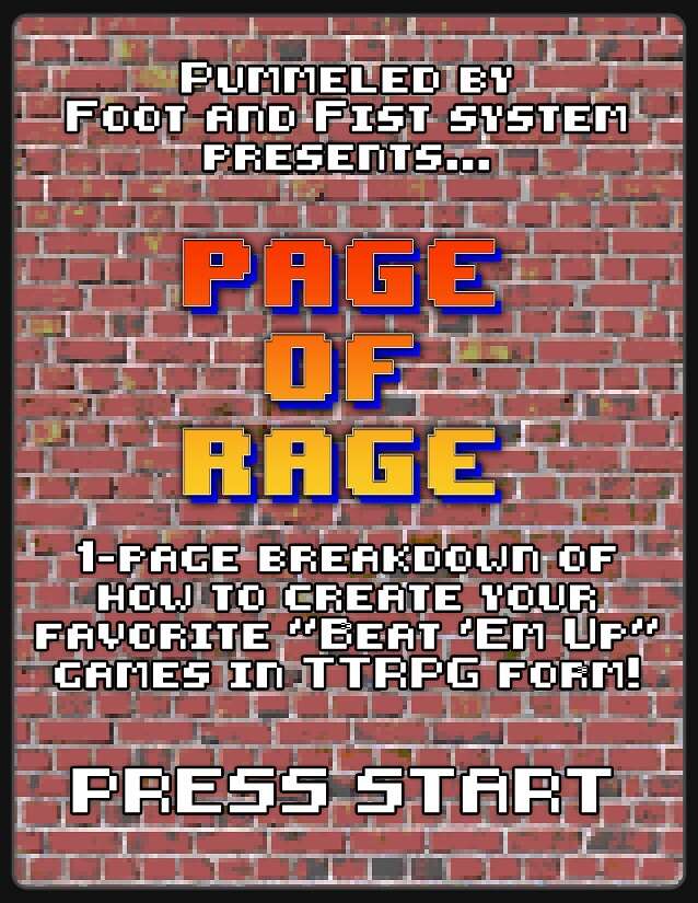 Page of Rage - ReadyComicsRoll | DriveThruRPG