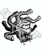 Spot Filler - Monster: Eyeball monster - RPG Stock Art