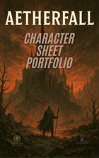 Aetherfall Character Sheet Portfolio